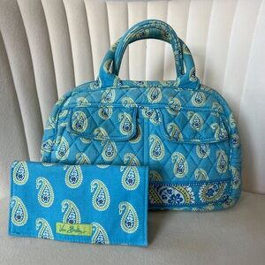 Vera Bradley Y2K Top Handle Purse and Wallet